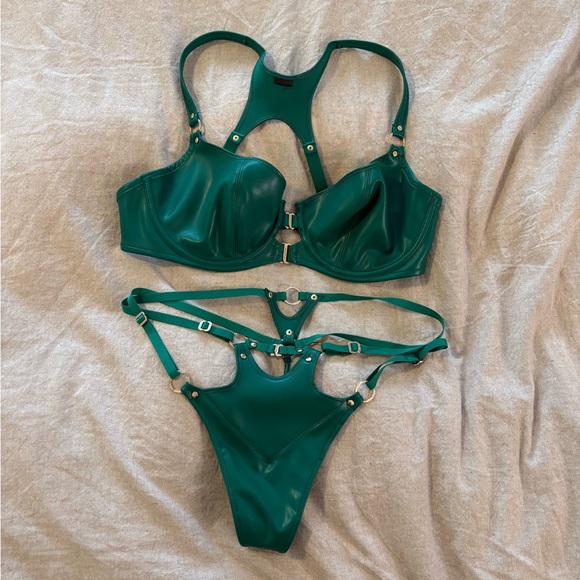 Honey Birdette Teal Lingerie - Picture 3 of 12